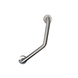 Glomed - Barra Angular Muro Izquierda Acero Inoxidable