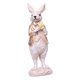 thumbnail image 3 of Estatua De Conejo De Pascua, Figura De Conejo Para Chimenea, Centro De Mesa, Pasillo, Corazón Plateado, Ropa Dorada, 3 of 5