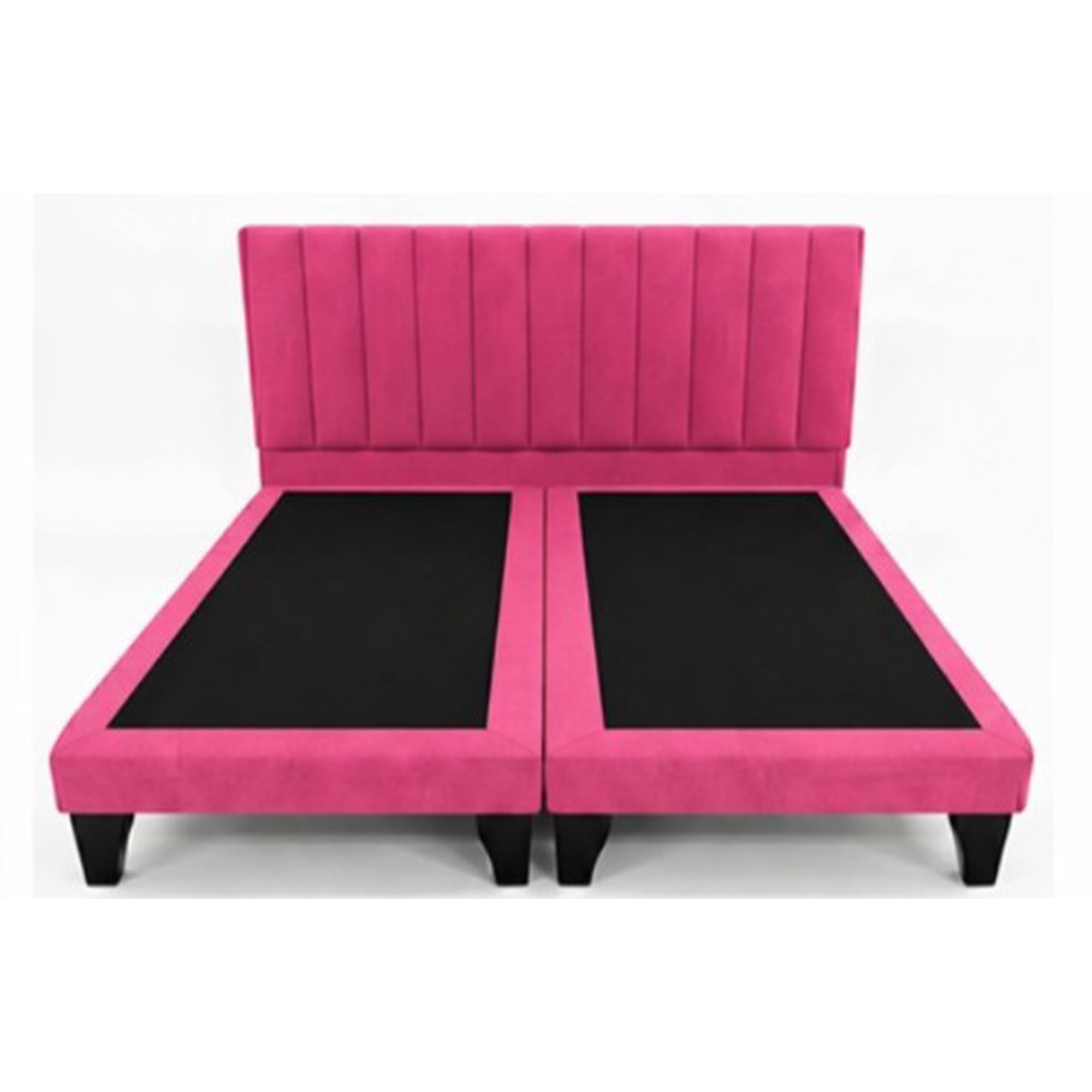 Rous Muebles - Cama Premium 2 Plazas, Color Rosado