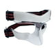 thumbnail image 1 of Protector nasal deportivo, máscara transparente de baloncesto, protector facial de béisbol para nariz rota, protector facial ajustable, protector Cuerda roja de media cara, 1 of 5