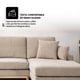 thumbnail image 3 of Sofá Seccional Evora Der. Tela Beige, 3 of 3
