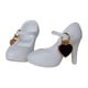thumbnail image 2 of Zapatos De Figura De Muñeca Zapatos De Tacón Alto Para Muñeca Modelo Vestir Figuras De Soldados Blanco, 2 of 3