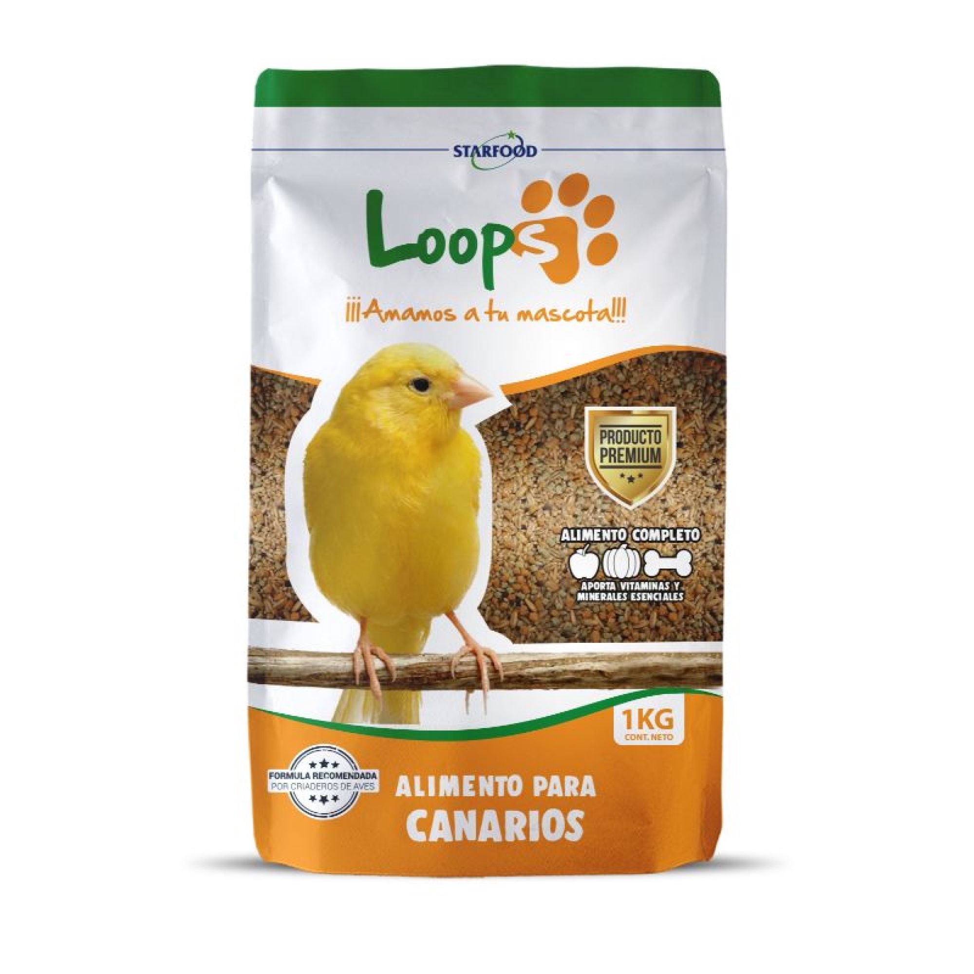 ALIMENTO CANARIO 1KG LOOPS
