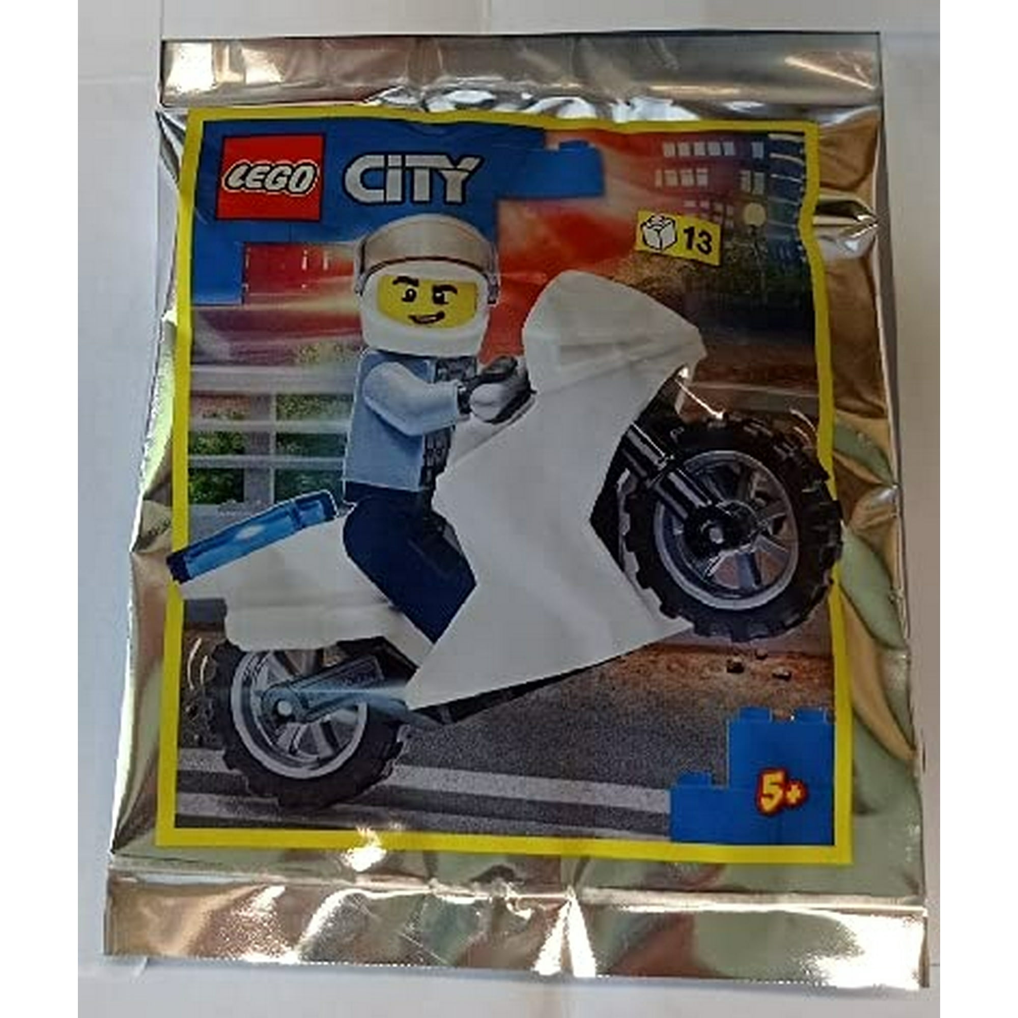 Lego City: Hombre Policía Con Motocicleta