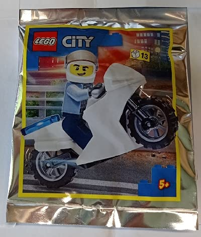 Lego City: Hombre Policía Con Motocicleta