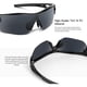 thumbnail image 3 of Lentes Deportivos BEACOOL Base Polarizados UV400 TR90, 3 of 3