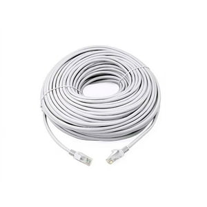 Cable Ethernet De Red 40 Metros Categoria 5 Rj45 Lan Gris Comunicación