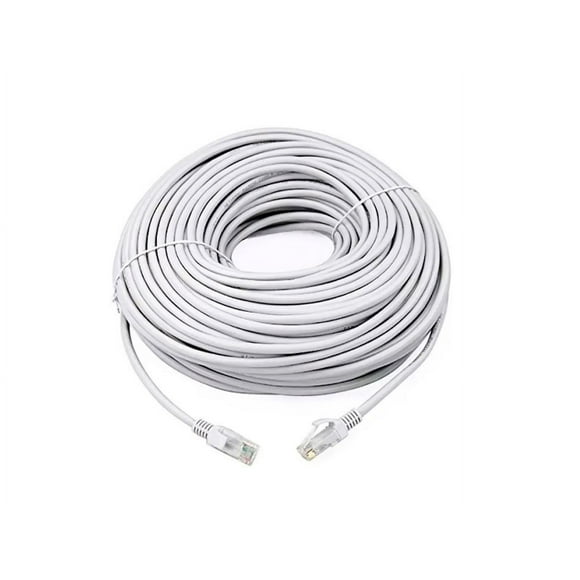 Cable de red 40 metros categoria 5 Rj45 Lan Gris