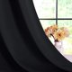 thumbnail image 2 of NICETOWN Blackout Curtains 45 Inches Long Kitchen Drapes, Black, 2 of 3