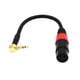 thumbnail image 4 of Cable De Audio XLR Hembra De 3 Pines A Conector Estéreo De 3,5 Mm En ángulo Recto, 4 of 5