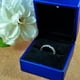 thumbnail image 4 of Anillo Pila Plata 925 Corazones Zirconia Compromiso Apilable Talla 8, 4 of 6