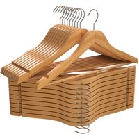 Perchas De Madera Utopia Home Premium, Paquete De 20, Duraderas Y Delgadas