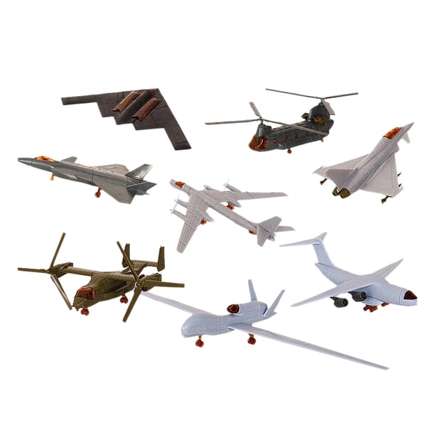 Modelo de avión, Kits de construcción de adornos para estantes, Kit de rompecabezas de avión planeador de juguete de para niños, niñas, niños, Estilo B
