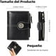 thumbnail image 5 of Cartera Para Mujer De Con Bloqueo Rfid Billetera Pequeño Con Cremallera Monedero De Dama Minimalista Tarjetero Moda De Gran Capacidad Regalos Para Chicas Y Mujeres, 5 of 6