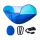 thumbnail image 2 of Hamaca Para Acampar Con Red, Cama Para Dormir Colgante Individual, Ligera, Azul, 2 of 5