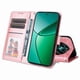 thumbnail image 3 of Funda tipo cartera FOXDOCK para Realme 12 Plus 5G , diseño girasol en relieve, cuero PU, cierre magnético, soporte y tarjetero, 3 of 5