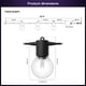 thumbnail image 2 of Cadena de luces para exteriores Philips Hue Festavia Globe de 22 pies, 2 of 9