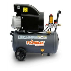 Flowmak - Compresor De Aire 50 Litros, 2Hp, 8 Bar, 220V