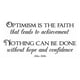 thumbnail image 1 of Decomural Optimism Is The Faith Helen Keller WS-44089, 1 of 2
