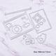 thumbnail image 5 of Set de sellos y troqueles Julycraft 16,5 x 11 cm para corte de metal, 5 of 6