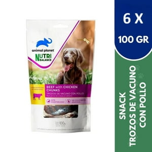Animal Planet Nutribalance - Snack Trozos Perro Vacuno 100Grx6 Animal Planet Nb