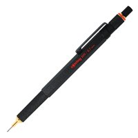 Lápiz Mecánico Rotring 800 De 0,7 Mm Con Goma De Borrar, Color Negro