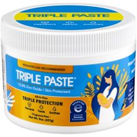 Triple Paste - Crema Para Dermatitis Del Pañal, Triple Pasta, 237 Ml, Pomada De Óxido De Zinc