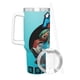 thumbnail image 3 of Mojo Swoptops Vaso aislado de acero inoxidable con asa, diseño temático, regalo para familia, amigos y fans; incluye pajita y encaja en el portavasos estándar, 40 oz, 3 of 6
