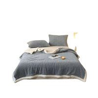 Parati - Frazada Manta Con Chiporro 2 Plaza Azul