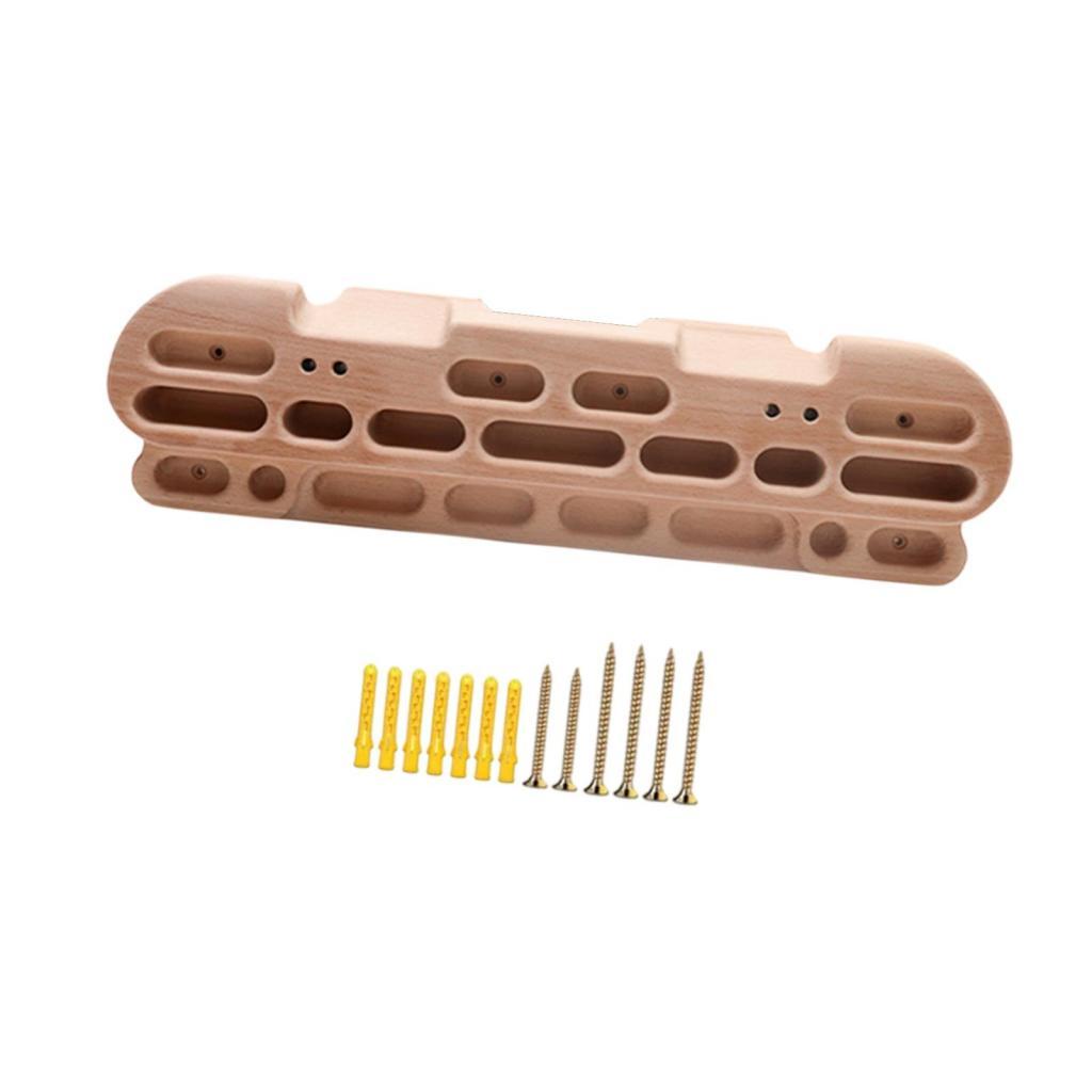 Magideal - Tabla De Escalada Para La Mano, Fortalecimiento De La Muñeca Y El Antebrazo De Madera. Entrenamiento Portátil De La Parte Superior De La Parte Superio