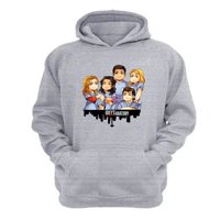 Genérico - Polerón Canguro Grey´S Anatomy Gris Claro Talla Xs Unisex