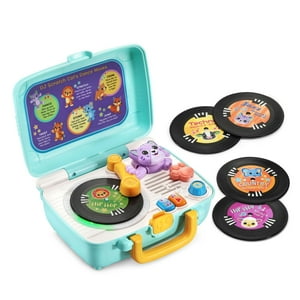 Tocadiscos Vtech Dj Scratch Cat Con Discos A Doble Cara