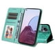 thumbnail image 5 of Funda tipo cartera FOXDOCK para OnePlus Nord N20 5G , diseño girasol en relieve, cuero PU, cierre magnético, soporte y tarjetero, 5 of 5
