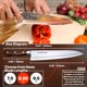 thumbnail image 3 of Cuchillo de Chef Yoshihiro 180 mm VG10 Damasco, 3 of 9