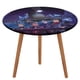thumbnail image 1 of El Príncipe Dragón theme Fitted Round Tablecloths Elastic Edged Table Covers Waterproof Table Cloth For Kitchen Holiday Party Tables Decor 120cm, 1 of 6