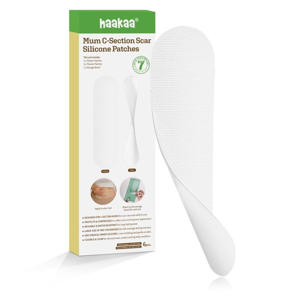 Tiras de Silicona para Cicatrices haakaa 0.5mm y 1mm Reutilizables 6 piezas