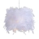 thumbnail image 1 of Pantalla De Lámpara De Plumas Moderna, Romántica Para Luz De Techo, Decoración De Dormitorio, Diámetro De 11,81 Pulgadas, 1 of 2