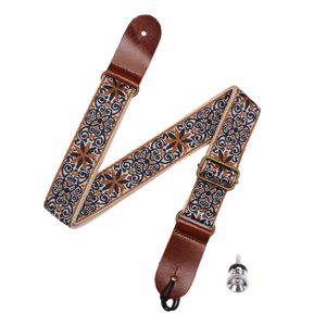 Magideal - Correa De Ukelele, Correas Traseras Universales Portátiles Para Guitarra, Cinturón De Hombro Para Instrumentos De Cuerda, Accesorios Para Instrumentos Marrón