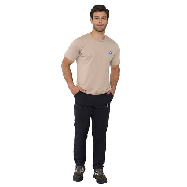 Pantalón Outdoor Hombre Negro Corona