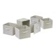 thumbnail image 1 of Set de 6 Cestas Plegables de Tela Winsome Capri Beige, 1 of 1