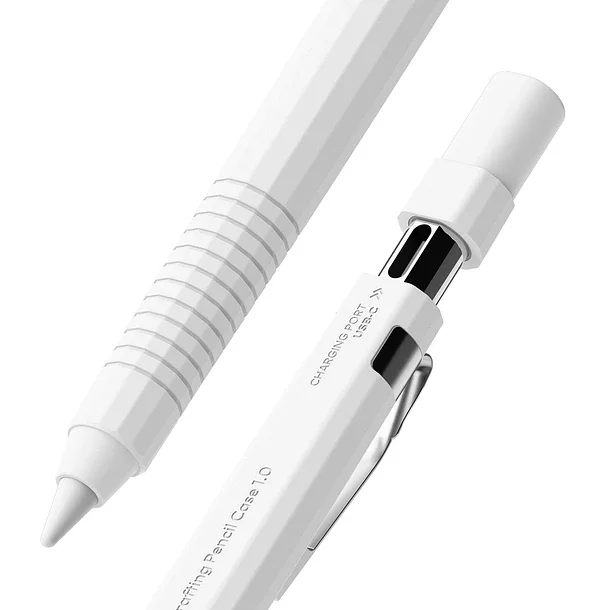 Funda Ringke Para Apple Pencil Usb-c Diseño Lápiz Blanco