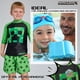 thumbnail image 4 of Conjunto De Natación Para Niños 2 Piezas Verde Y Negro 7 8 Años, 4 of 5