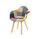 thumbnail image 3 of Sitial Pack 4 Poltrona patchwork MULTICOLOR, 3 of 3