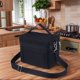 thumbnail image 5 of Bolsa de Almuerzo Reutilizable REGALWOVEN para Hombres, Lonchera a Prueba de Fugas para Trabajo y Picnic Negro 8.3*5.1*7.1in, 5 of 6