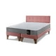 thumbnail image 2 of Cama Europea Zen Best 2 Plazas Colchon Resortes Base Dividida + Respaldo Tela Palo Rosa, 2 of 6