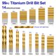 thumbnail image 2 of Juego de brocas Platinum Edge Metric, 99 unidades, titanio HSS, 1,5-10 mm, 2 of 6