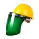 thumbnail image 3 of Campanas De Soldadura Lente De PC Soporte De Aluminio Gorra De Trabajo Sombrero Para Soldadura Pulido Mig Verde, 3 of 5