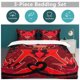 thumbnail image 5 of Hazbin Hotel Helluva Boss Bedding Set Duvet Cover Comfortable and Lightweight Cartoon Bedding 3 Piece Bed Set, 5 of 5