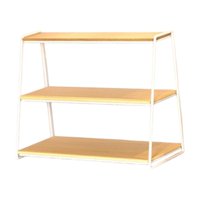 Magideal - Soporte De Taza De Café De 3 Capas Taza De La Taza De La Taza De La Cocina Organizador De Almacenamiento De La Taza De Vidrio Glass Café Café Café Par L Blanca