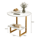 thumbnail image 3 of Mesa De Centro Redondo De Fierro Y Madera Living #2, 3 of 3